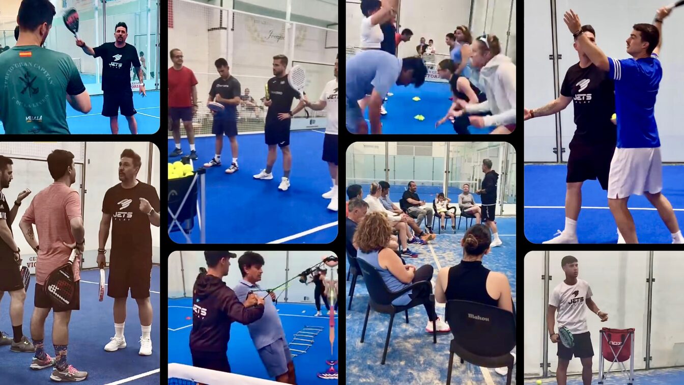 Collage de momentos de los Clinics de PM Global Academy