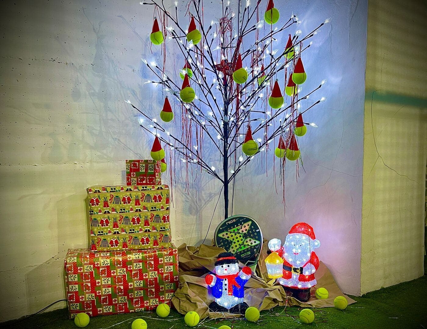 Árbol de Navidad en Pádel Center Motril