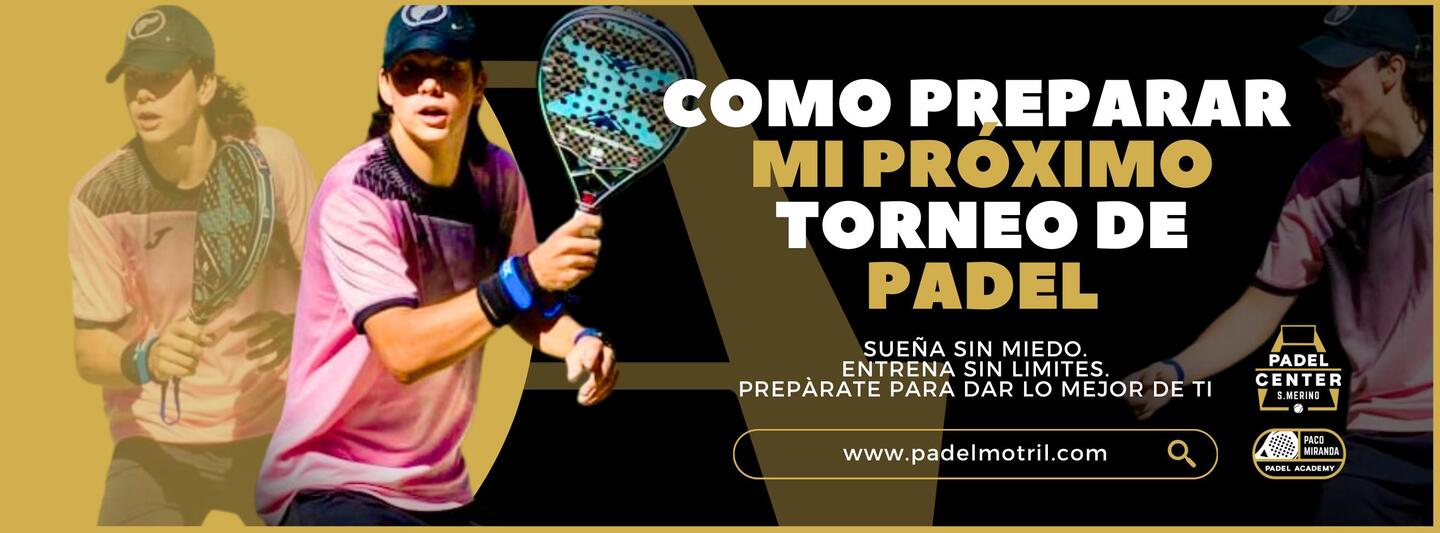 Cartel sobre como preparar un torneo de pádel