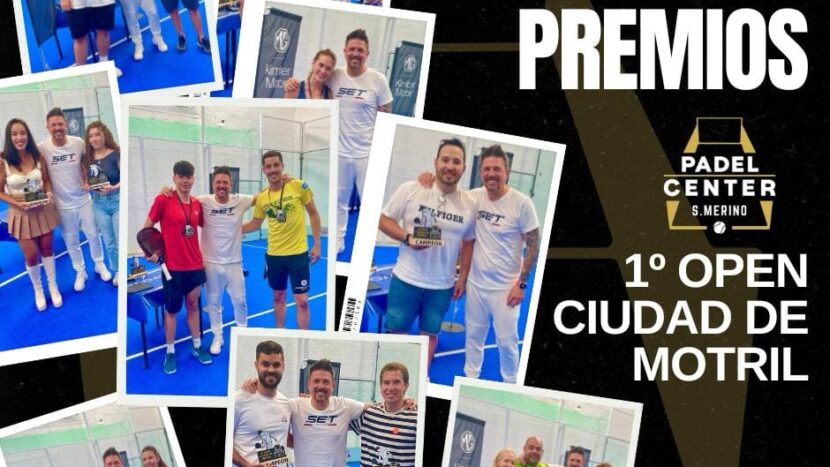 Cartel de entrega de premios del 1er Open Ciudad de Motril