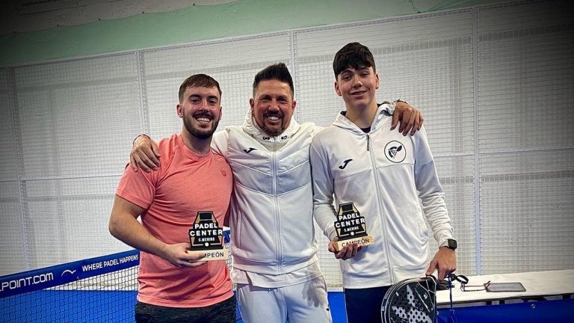 Campeones 2ª categoría masculina en torneo inauguración pádel center Motril