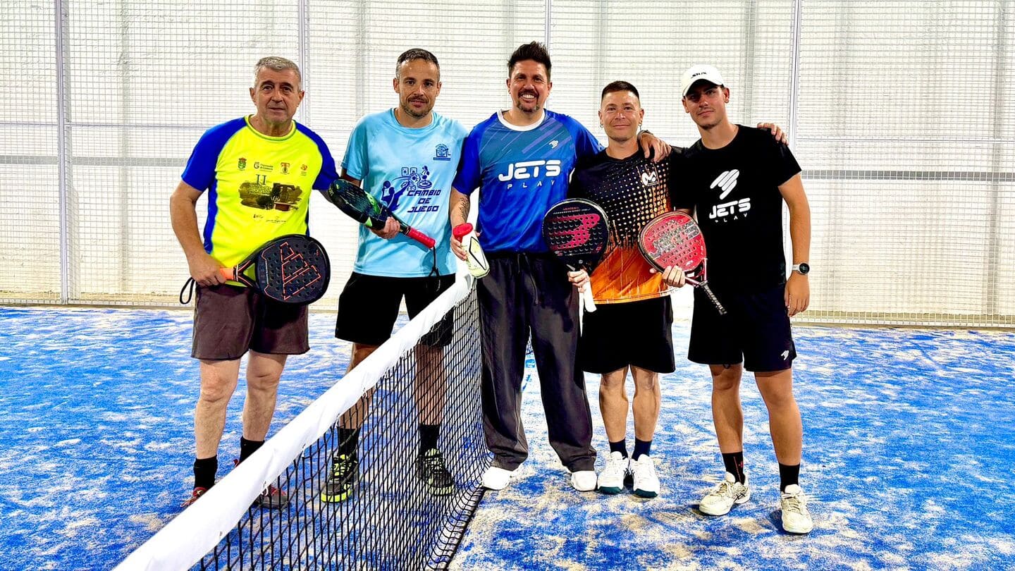 Antonio Interventor y Vicente Tovar contra Jose Stallone y José Antonio Mendoza en el 3er Torneo Express de Pádel Center en Motril