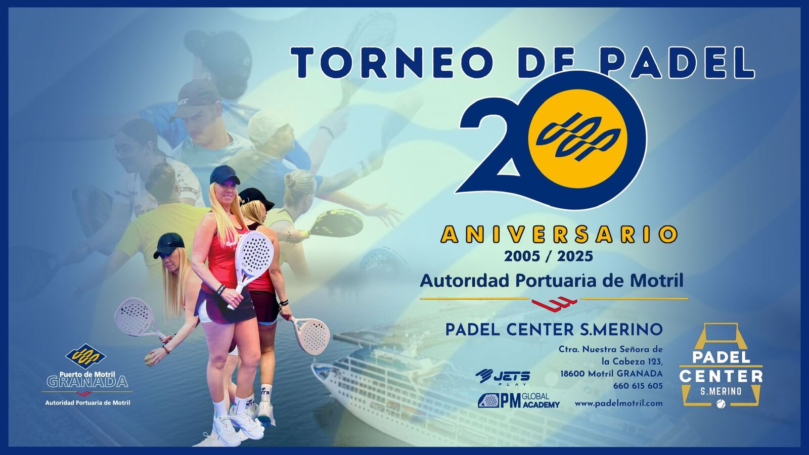 Torneo de Pádel 20 aniversario de la Autoridad Portuaria de Motril